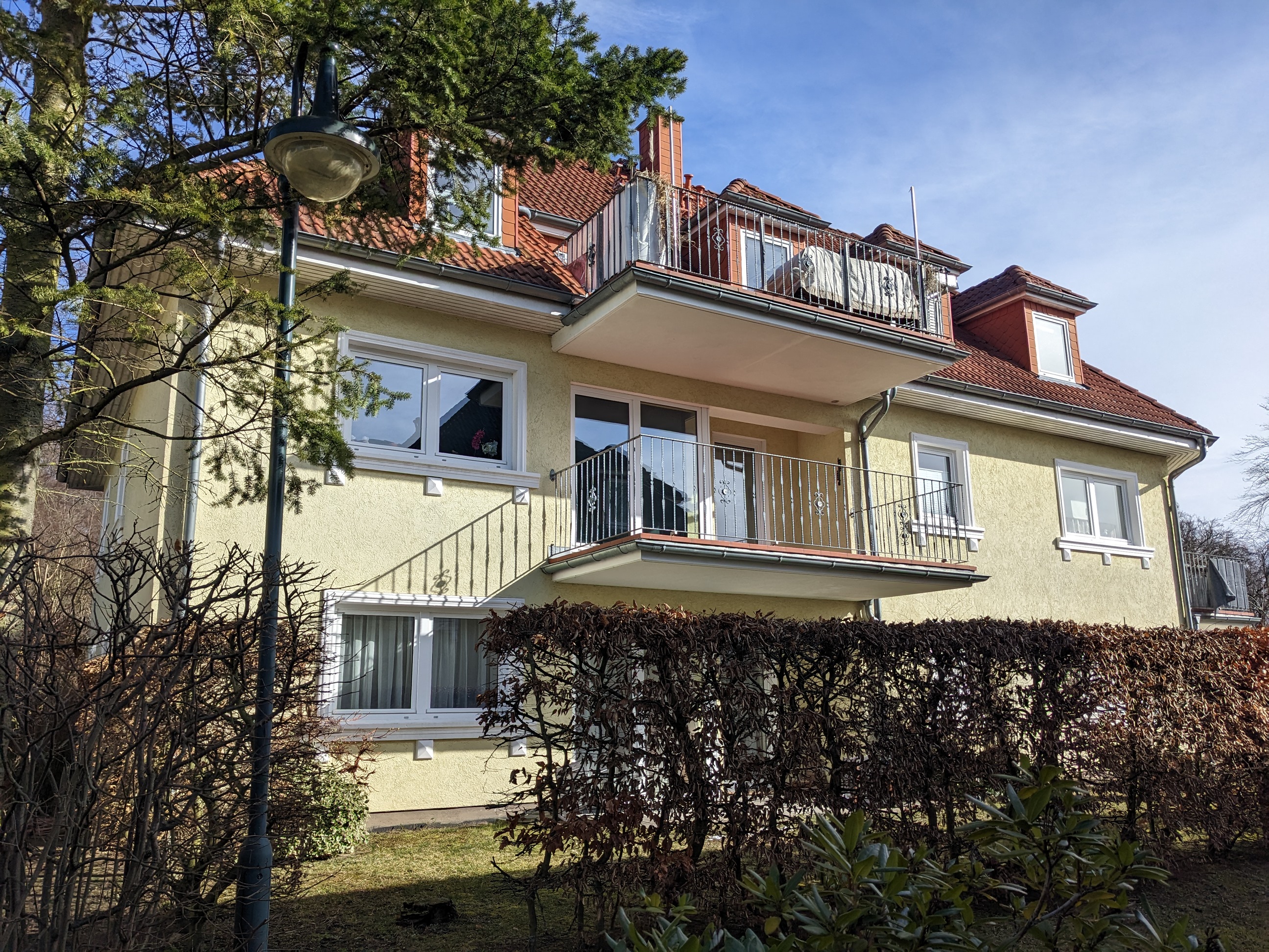 Sonnige Wohnung mit Balkon in der Nähe vom Strand